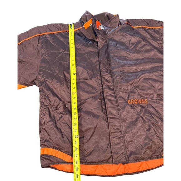 Vintage Cleveland Browns Pro Player winter Puffer Jacket Size L‎ | P1 - Picture 5 of 6